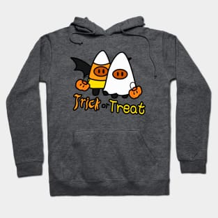 Trick or Treat | Candy Corn Bat and Ghost Hoodie